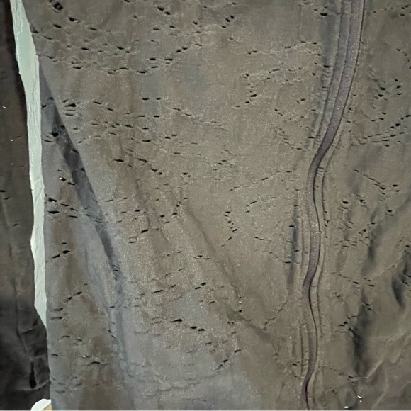 Fabletics Gray Women's jacket Cardigan Lucianna seamless pointella Jacket small - Picture 7 of 11